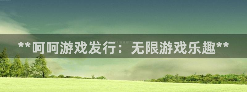 新航娱乐集团最新消息官网：**呵呵游戏发行：无限游戏乐趣**